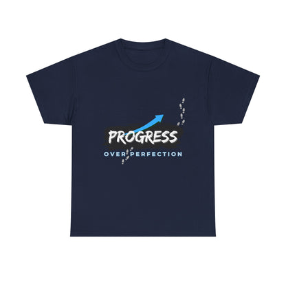 Progress Over Perfection - Cotton T-Shirt