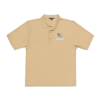 MAP Embroidered Polo Shirt — Professional Logo Work Shirt