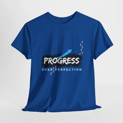 Progress Over Perfection - Cotton T-Shirt