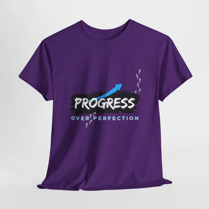 Progress Over Perfection - Cotton T-Shirt