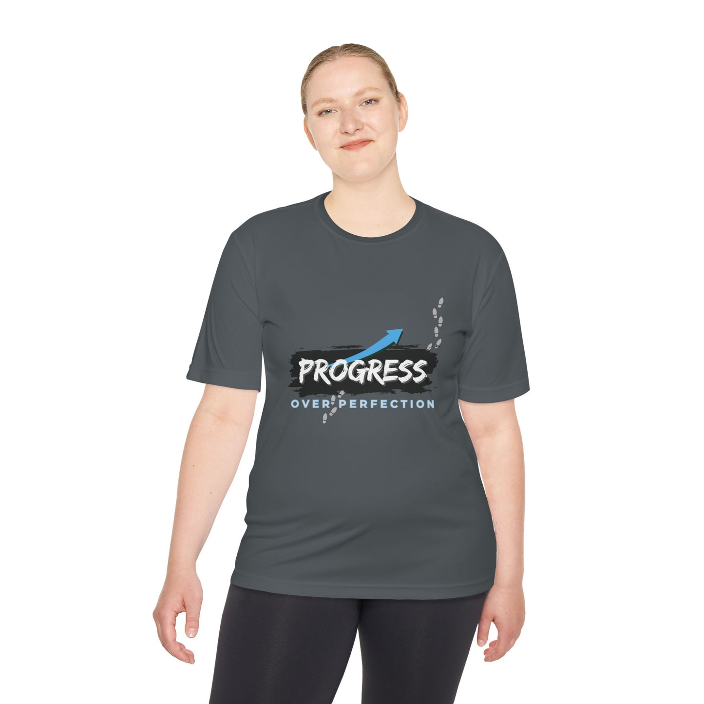 Progress Over Perfection - Moisture Wicking T-Shirt