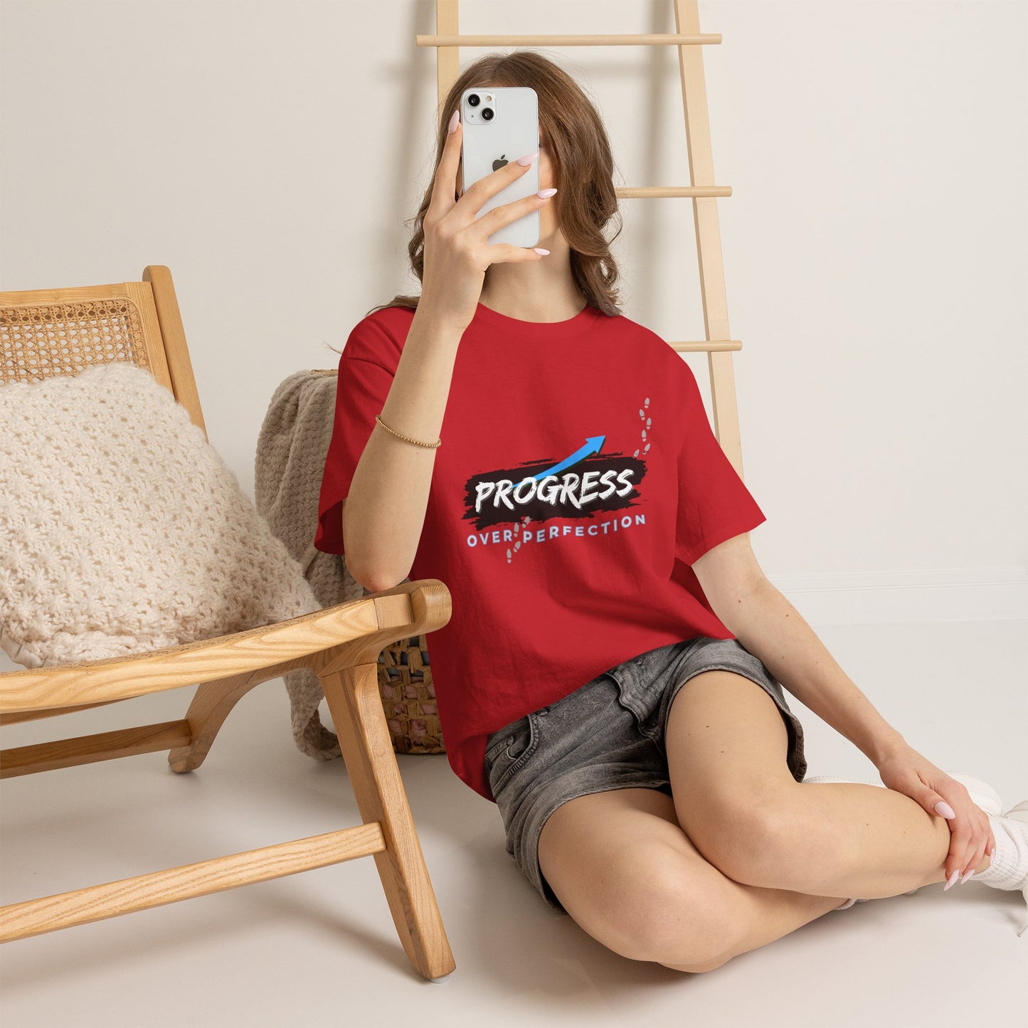 Progress Over Perfection - Cotton T-Shirt