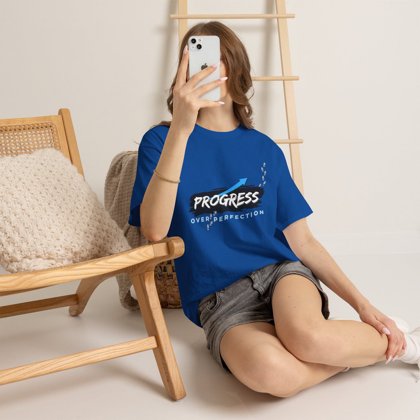 Progress Over Perfection - Cotton T-Shirt