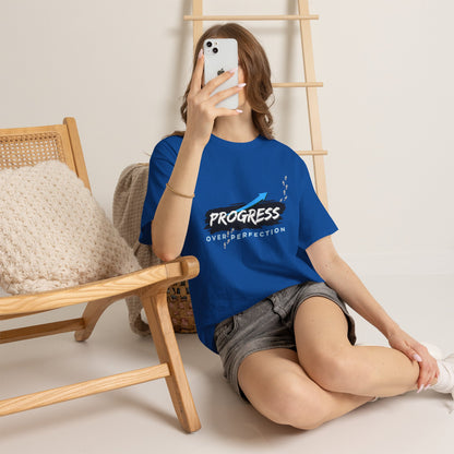 Progress Over Perfection - Cotton T-Shirt