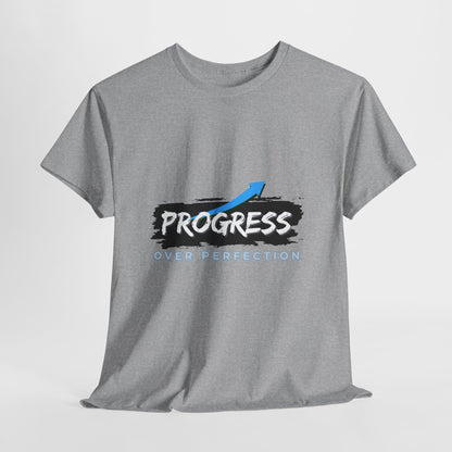 Progress Over Perfection - Cotton T-Shirt