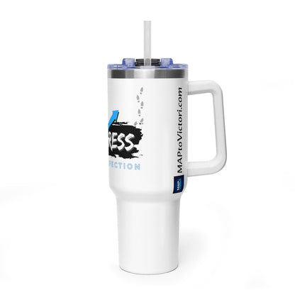 Progress Over Perfection 40oz Vacuum Tumbler