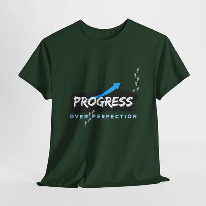 Progress Over Perfection - Cotton T-Shirt