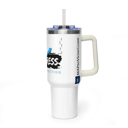 Progress Over Perfection 40oz Vacuum Tumbler