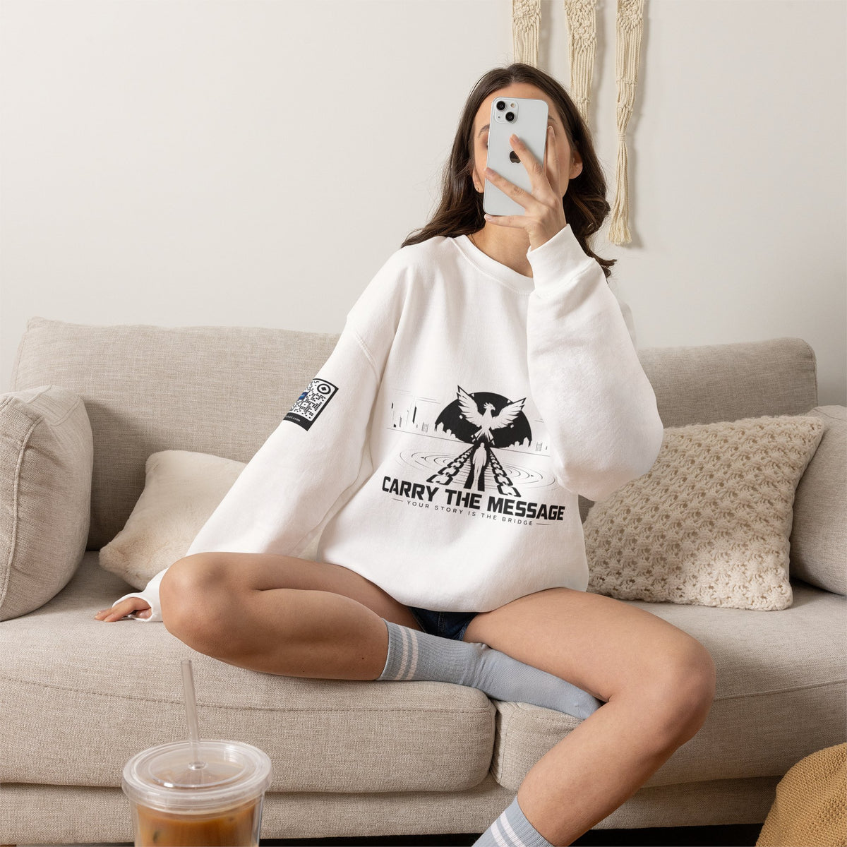 Carry The Message- Crewneck Sweatshirt