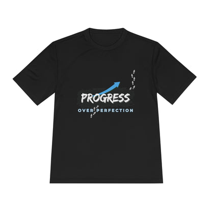 Progress Over Perfection - Moisture Wicking T-Shirt