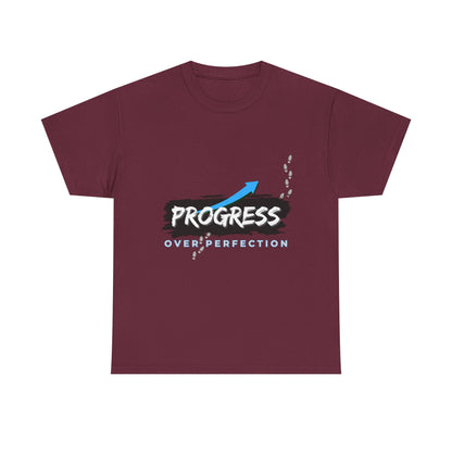 Progress Over Perfection - Cotton T-Shirt
