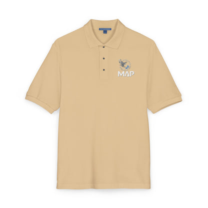 MAP Embroidered Polo Shirt — Professional Logo Work Shirt