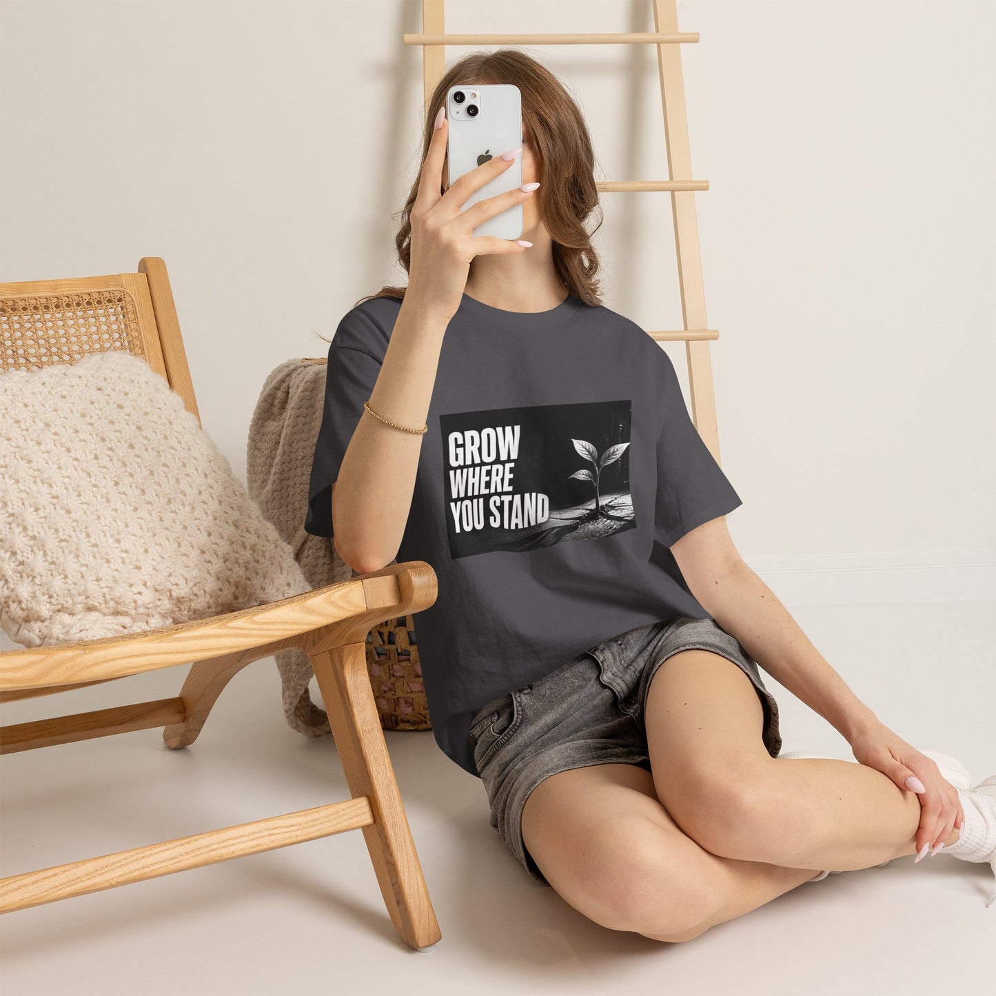 Grow Where You Stand - Cotton T-Shirt