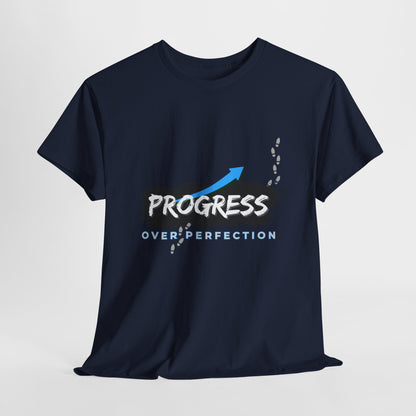 Progress Over Perfection - Cotton T-Shirt