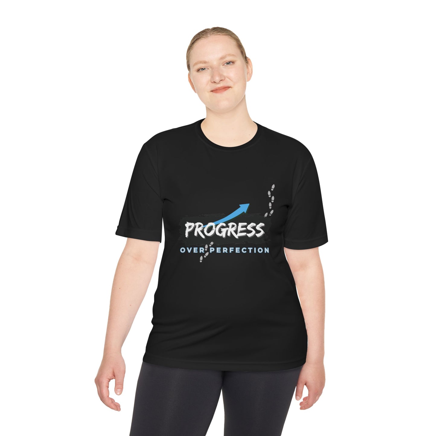 Progress Over Perfection - Moisture Wicking T-Shirt