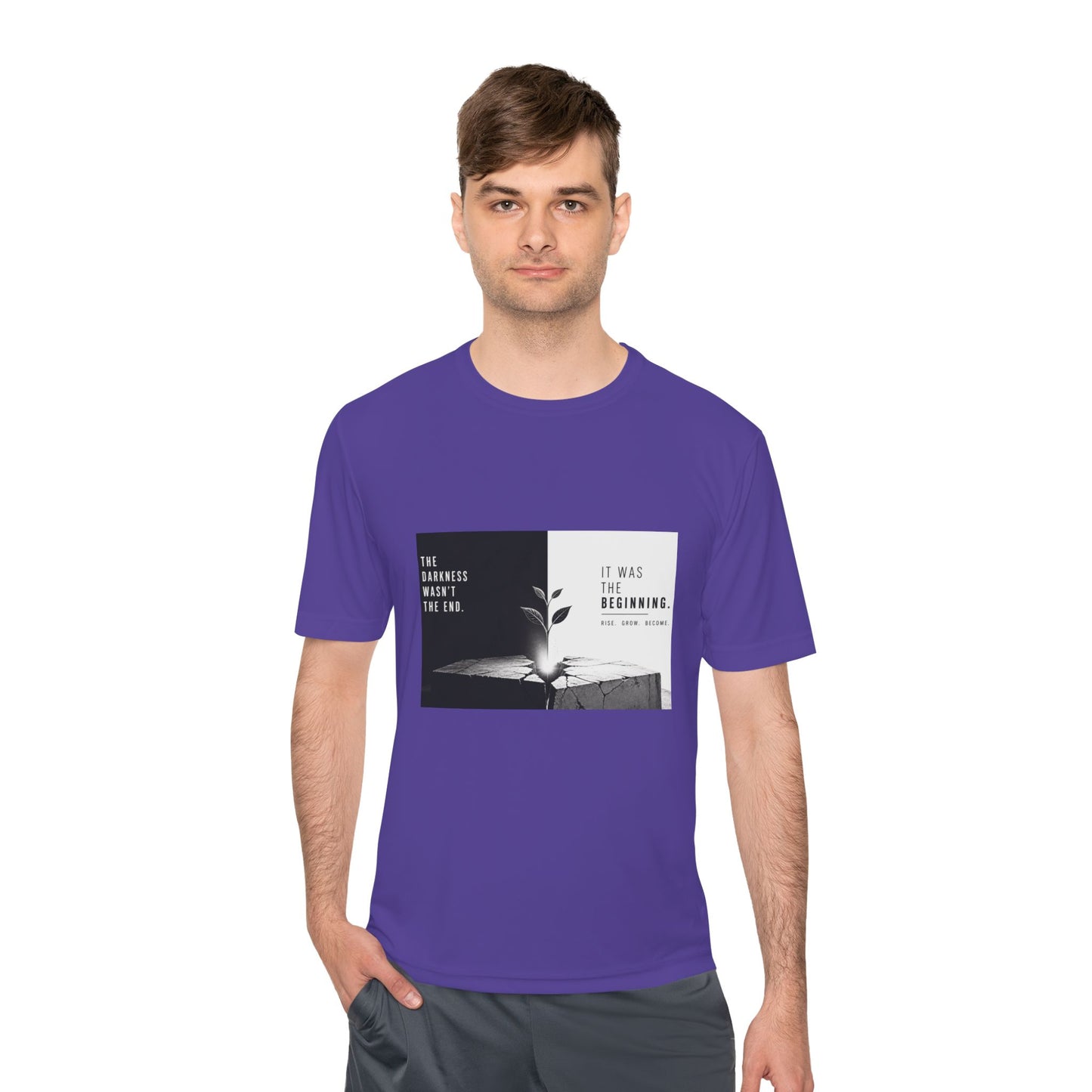 Just The Beginning - Moisture Wicking T-Shirt
