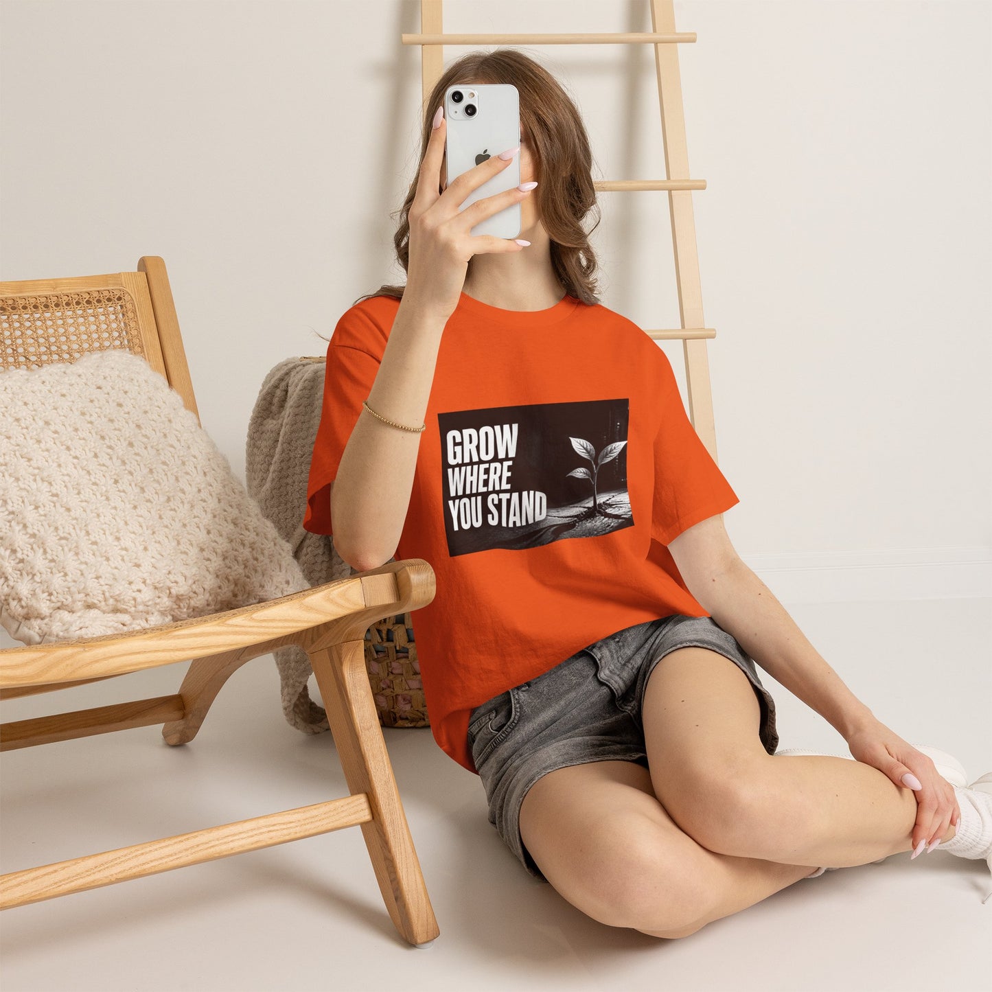 Grow Where You Stand - Cotton T-Shirt