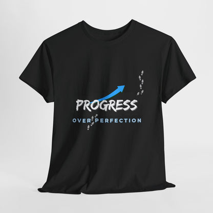 Progress Over Perfection - Cotton T-Shirt