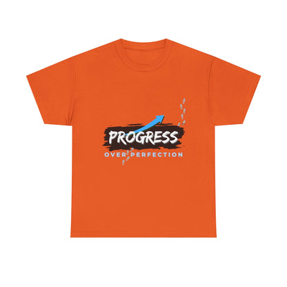 Progress Over Perfection - Cotton T-Shirt