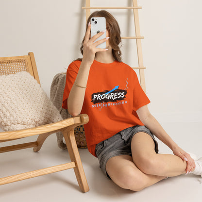 Progress Over Perfection - Cotton T-Shirt